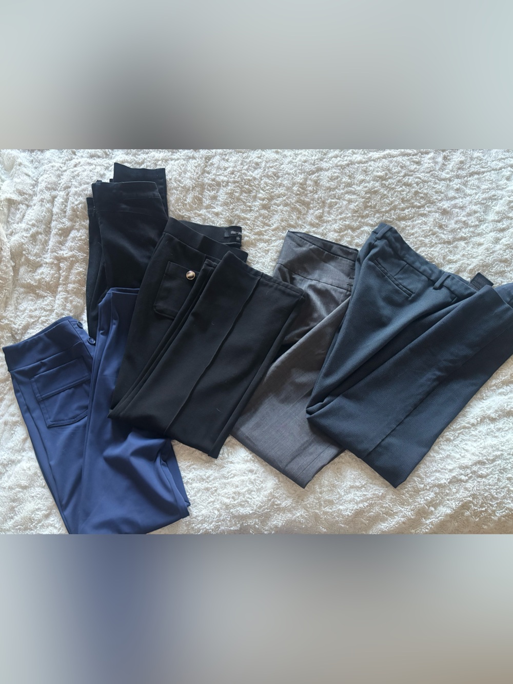 Bundle- Women's Dress Pants in Black, Navy, Gray